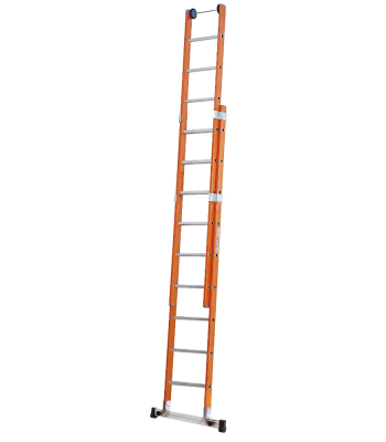 Murdoch GRP Double Extension Ladder with Retractable Stabiliser Bar - EN131