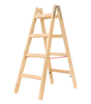 Hymer 71410 Double Sided Timber Step Ladder - EN131