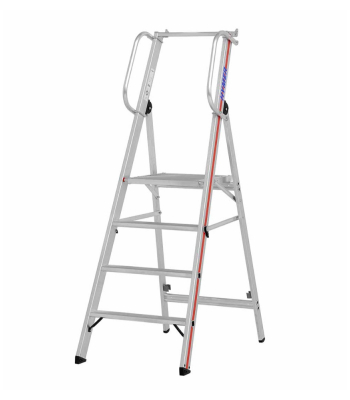 Hymer 8080 Platform Stepladder with Handrail - EN131