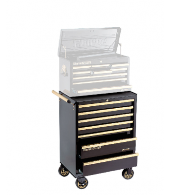 Clarke CBB217BGC HD Plus 7 Drawer Tool Cabinet (Black & Gold)
