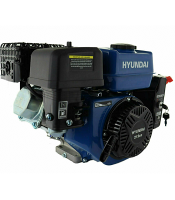 Hyundai 212cc 7hp 20mm Electric-Start Horizontal Straight Shaft Petrol Engine, 4-Stroke, OHV | IC210XE-20