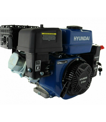 Hyundai 212cc 6.5hp 20mm Electric-Start Horizontal Straight Shaft Petrol Engine, 4-Stroke, OHV | IC210PE-20