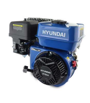 Hyundai 212cc 6.5hp ¾” / 19.05mm Horizontal Straight Shaft Petrol Engine, 4-Stroke, OHV | IC210P-19