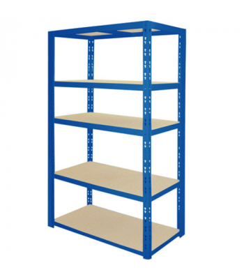 Clarke CSM5265/40BL 265kg Heavy Duty Boltless Shelving (Blue)