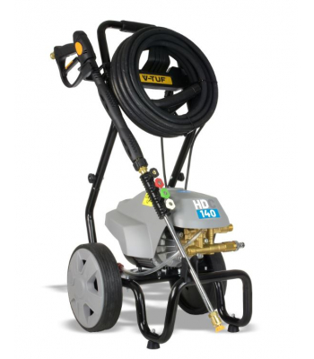 V-TUF HDC140 - Professional Cold Electric Pressure Washer with Cage Frame - 1750psi, 140Bar, 8L/min - Available in 110V/240V
