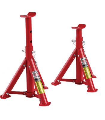 Clarke CAX2TFB Pair of 2 Tonne Folding Axle Stands (1T per stand)