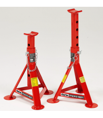 Clarke CAX3TPB Pair of 3 Tonne Axle Stands (1.5T per stand)