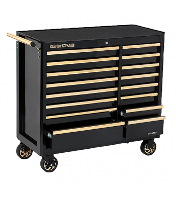 Clarke CBB226BGC HD Plus 16 Drawer Tool Cabinet (Black & Gold)