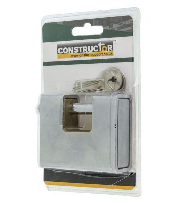 Constructor 80mm Armoured Shutterlock Padlock - PL7A80