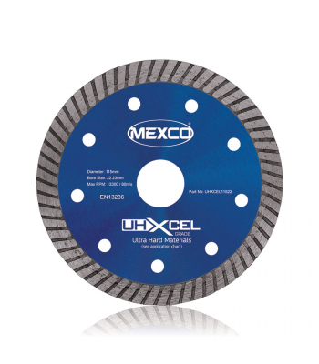 Mexco Ultra Hard Diamond Blade - Code UHXCEL25025