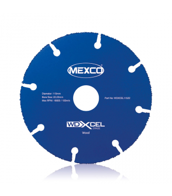 Mexco Wood Cut Blade - 115mm x 1mm x 22.23mm - Code WDXCEL11522