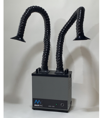 Maxvac WFE360 Twin Arm Weld Fume Extractor - 360m3/h - 230v - M-DB-WFE-360