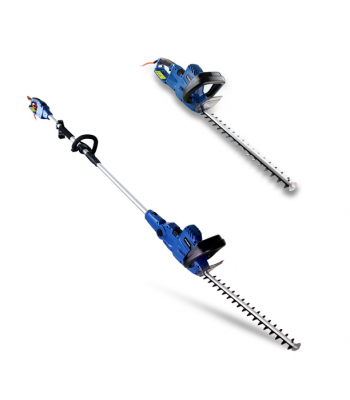 Hyundai HYP2HT550E 550W 450mm 2-in-1 Convertible Corded Electric Pole Hedge Trimmer/Pruner | HYP2HT550E
