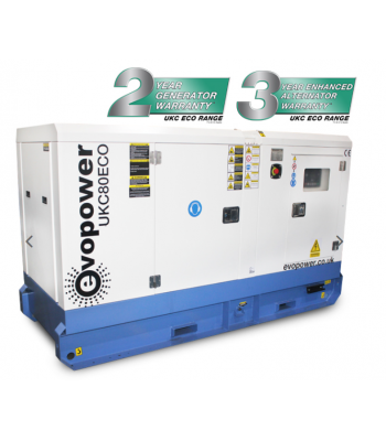 EvoPower UKC80ECO  80KVA CUMMINS POWERED DIESEL GENERATOR - Code UKC80ECO