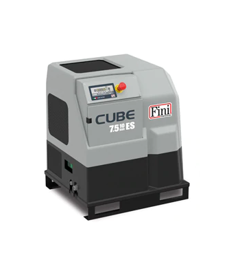 Fini Cube 7.5-10 Floor Mounted Direct Drive Screw Compressor 7.5kw 400V 37.1 CFM 10 Bar & Dryer - V51PO92FNM743