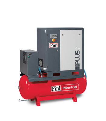 FINI PLUS Rotary Screw Air Compressor BAR 815-270 ES, 7.5kW, L/MIN 670, 15 BAR - F-V91NI92FNM001
