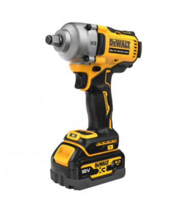 Dewalt DCF891P2T XR BL 1/2in Hog Ring Anvil Impact Wrench 18V 2 x 5.0Ah Li-ion