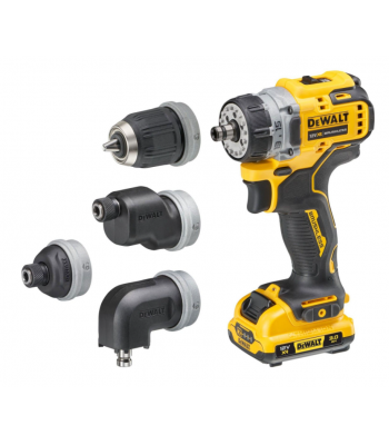 Dewalt DCD703L2T 12v XR  Brushless 4X Multi-Head Drill Driver + Charger 2 x 3ah