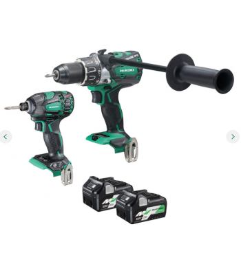 Hikoki KC18DPLJAZ2 Pce 18V Cordless Kit with Multi Volt Batteries