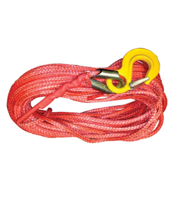 WARRIOR WINCH ARMORTEK RED ROPE PER 10M, AVAILABLE IN DIFFERENT SIZES