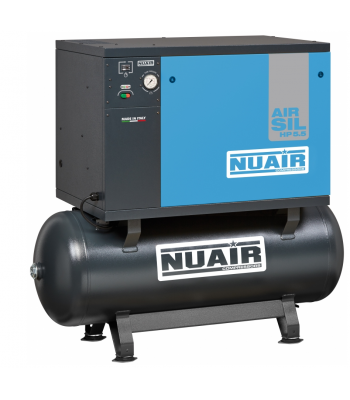 NUAIR Mounted Piston Compressor NEW AIRSIL2 NB5/5.5FT-270LT, 11 BAR, L/MIN 640 -  S-N5NT701FPS083