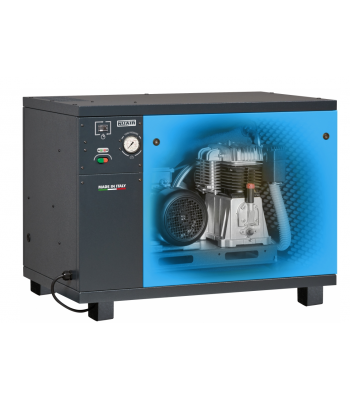 NUAIR Mounted Piston Compressor - NEW AIRSIL2 NB7/7.5 FT, 5.5kW, 11 BAR, L/MIN 840
