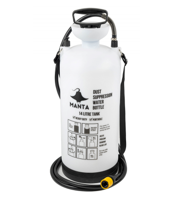 Manta Dust Suppression Water Bottle 14ltr - S1400