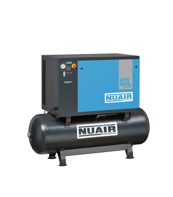NUAIR Mounted Piston Compressor - AIRSIL3 NB10/10FT-500 SD, 7.5kW, 11 BAR, L/MIN 1230 - S-N1TT905FPS086