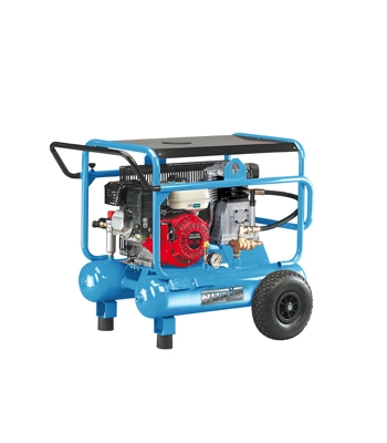 NUAIR Mounted Piston Compressor - B3800/5.5S/10+10 HONDA - PETROL, L/MIN 390, 10 BAR - S-36BW7P1NUA