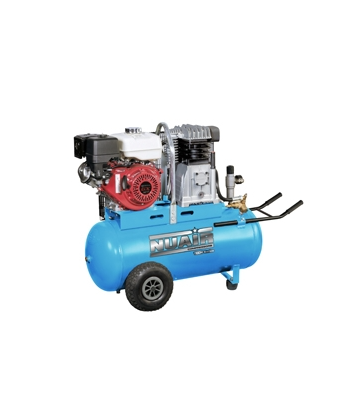 NUAIR Mounted Piston Compressor - B3800B/9S/100 HONDA - PETROL - L/MIN 460, 10 BAR S-36FC8P1NUA
