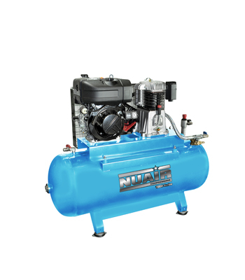 NUAIR Mounted Piston Compressor NB7/270F/10 DS - DIESEL, L/MIN 945, 10 BAR  S-N7NN9R1NUA