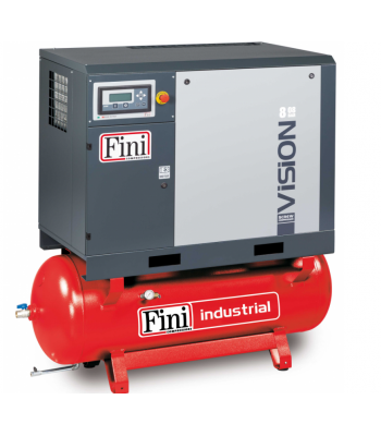 FINI NEW VISION Rotary Screw Air Compressor 808-270, 7.5kW, L/MIN 1250, 8 BAR F-V91SG92FNM701
