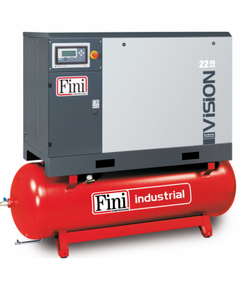 FINI NEW VISION Rotary Screw Air Compressor 22-08-500, 22kW, L/MIN 3350, 8 BAR F-V83SJ92FNM701