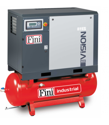 FINI NEW VISION Rotary Screw Air Compressor 808-270 ES, 7.5kW, L/MIN 1250, 8 BAR F-V91SG92FNM801