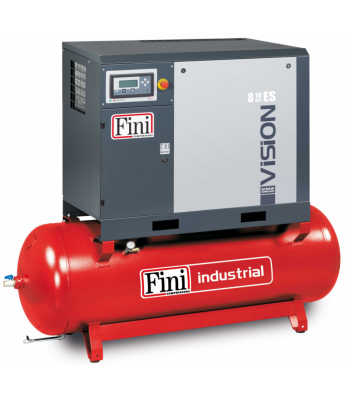 FINI NEW VISION Rotary Screw Air Compressor 810-500 ES, 7.5kW, L/MIN 1000, 10 BAR F-V83SH92FNM801