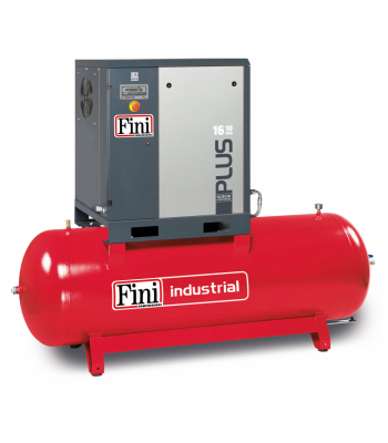 FINI PLUS Rotary Screw Air Compressor 1610-500, 15kW, L/MIN 2050, 10 BAR F-V83NY92FNM701