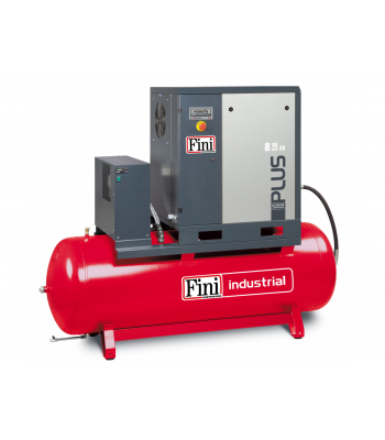 FINI PLUS Rotary Screw Air Compressor 810-500 ES, 7.5kW, L/MIN 1000, 10 BAR F-V83NH92FNM801