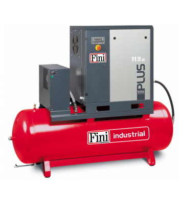 FINI PLUS Rotary Screw Air Compressor 1110-500 ES, 11kW, L/MIN 1500, 10 BAR F-V83NM92FNM801