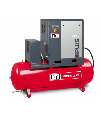FINI PLUS Rotary Screw Air Compressor 1610-500 ES, 15kW, L/MIN 2050, 10 BAR F-V83NY92FNM801