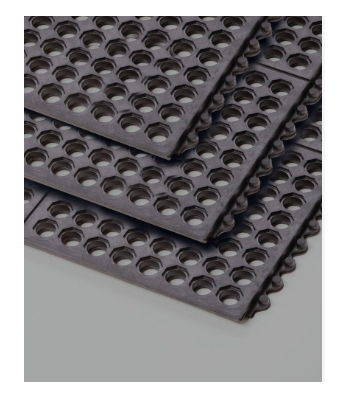 Blue Diamond Cushion Link Open Top Anti-Fatigue Matting