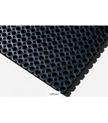 Blue Diamond Cellmax - Sturdy Rubber Duckboard Matting in Black 100cm x 150cm Code CM3959