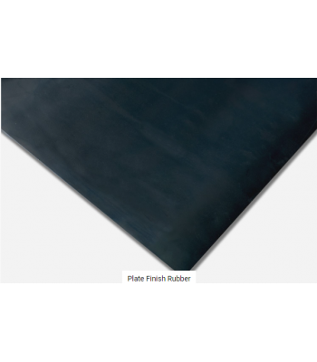 Blue Diamond Plate Finish Rubber - All Purpose Smooth Surfaced Sheeting