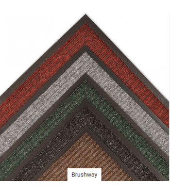 Blue Diamond Brushway - Premium Rib Mat for Medium to Heavy Entrance Areas