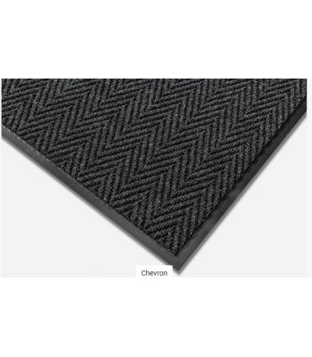 Blue Diamond Chevron - Heavy Foot Traffic Area Matting