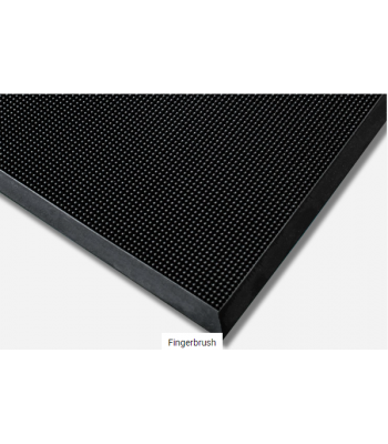 Blue Diamond Fingerbrush - Heavy Duty Rubber Matting