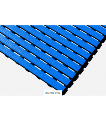 Blue Diamond Interflex Style - Impact Resistant Slatted Duckboard Matting