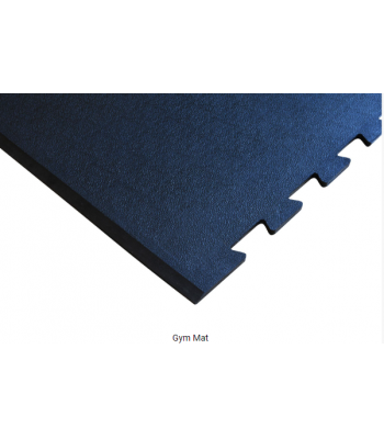 Blue Diamond Gym Mat - Durable Loose-Lay Interlocking Floor Tile