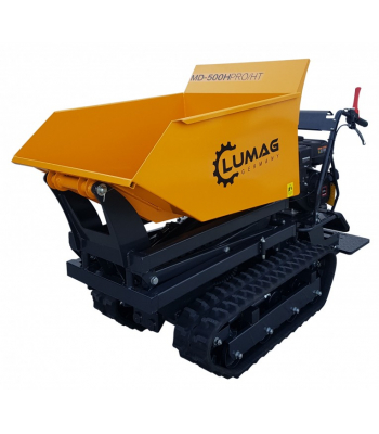 Lumag MD500H PROHT 500kg Petrol High Tip Mini Dumper with Hydraulic Tip inc Dump Box & Japanese Gearbox