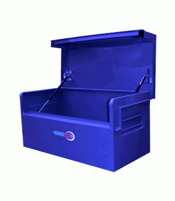 TradeSafe TS200 Small Vanbox with Hydraulic Arms - Blue
