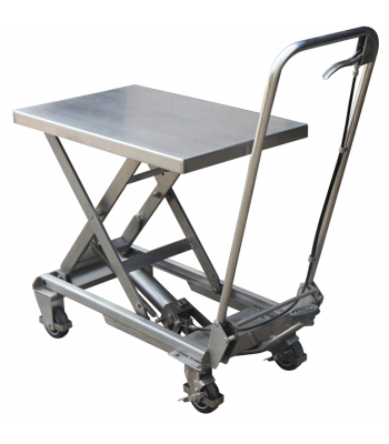 TUV 100kg Stainless Steel Scissor Lift Table